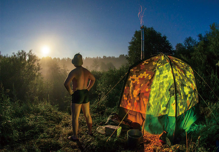 「モビバ　バックパックサウナ」