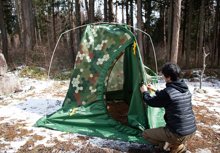 「モビバ　バックパックサウナ」
