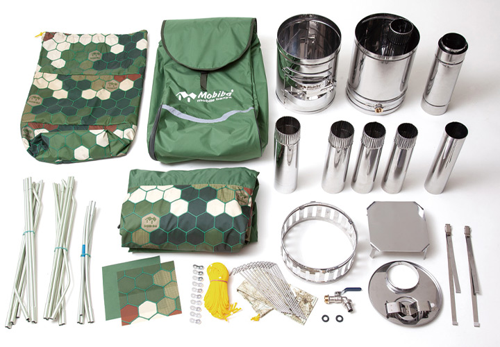 「モビバ　バックパックサウナ」