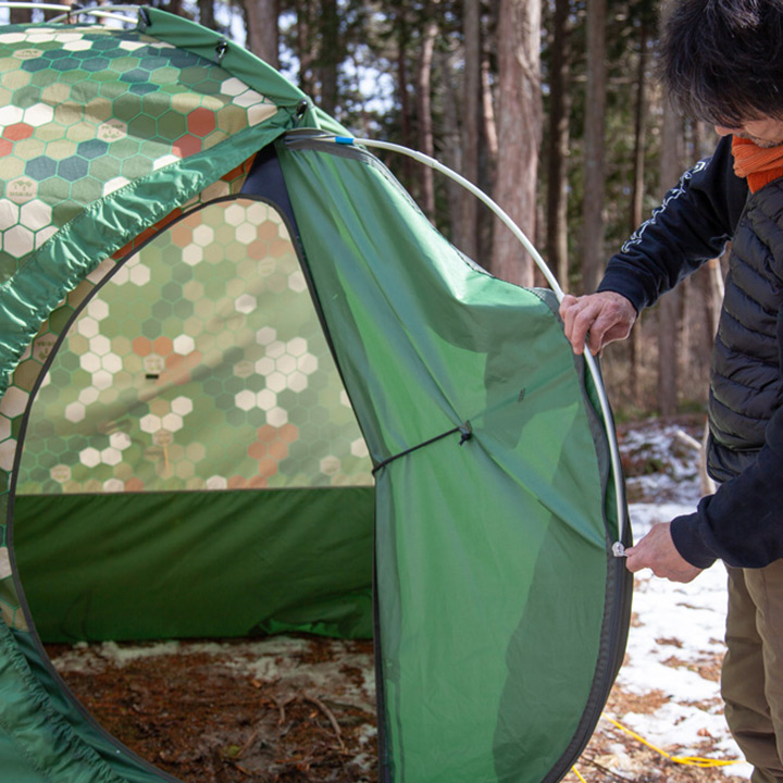 「モビバ　バックパックサウナ」