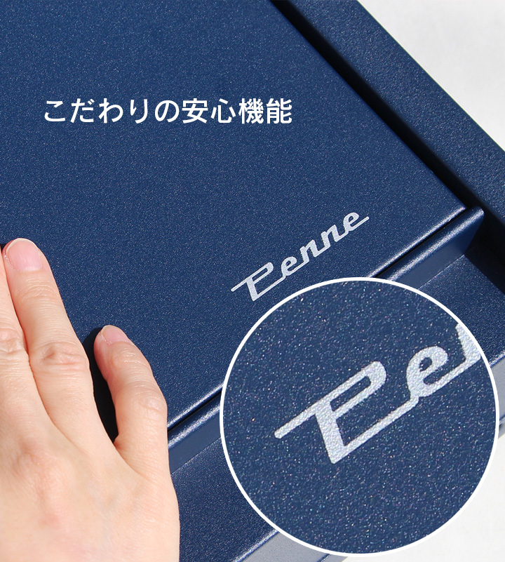 つまみに交換できる 壁掛ポスト 「ペンネ社 （Penne） 壁掛け郵便ポスト STEELY スティーリー （レバー付き）」