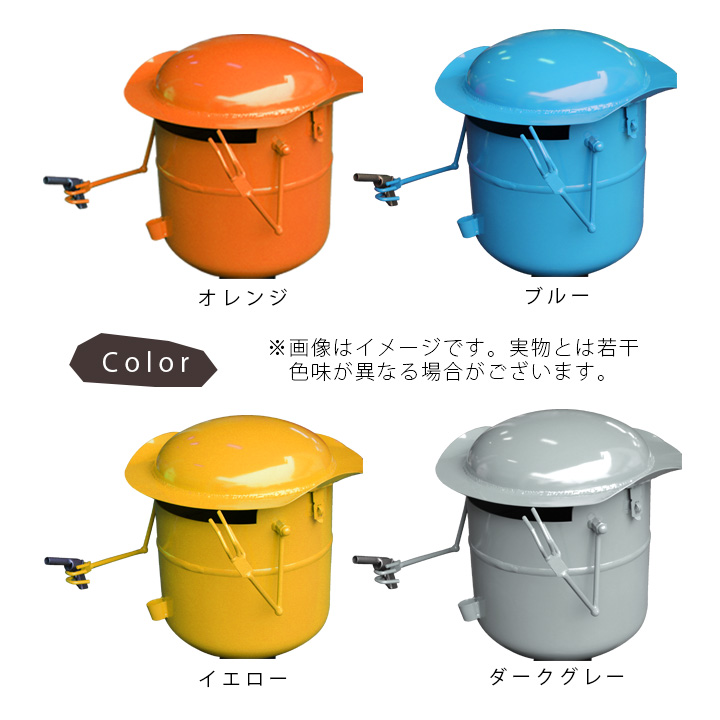 ピストル持ちの据え置き型ポスト 「BOMPOS：ボンポス ＃2ガンマンタイプ」