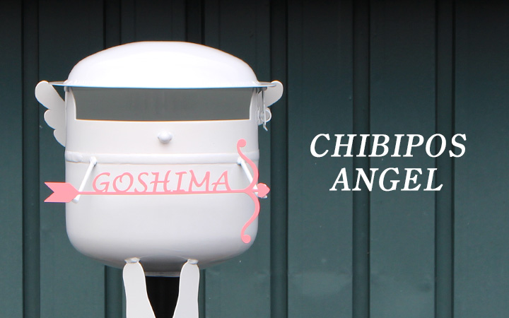 天使の据え置き郵便受け 「表札付きチビポス エンジェル （CHIBIPOS ANGEL）」