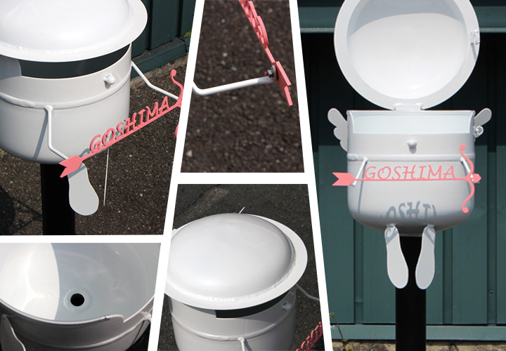 天使の据え置き郵便受け 「表札付きチビポス エンジェル （CHIBIPOS ANGEL）」