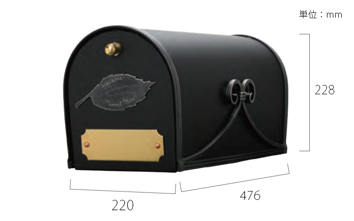 郵便ポスト 「オールポスト リーフ＜葉＞」