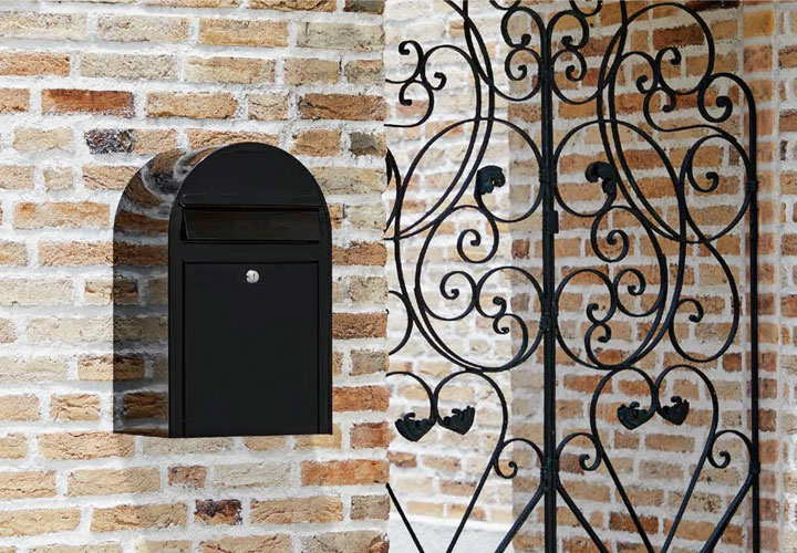 郵便ポスト 壁掛け「ボビUSA（bobi USA）前入れ前出し ※シリンダー錠」 スタンド別売り