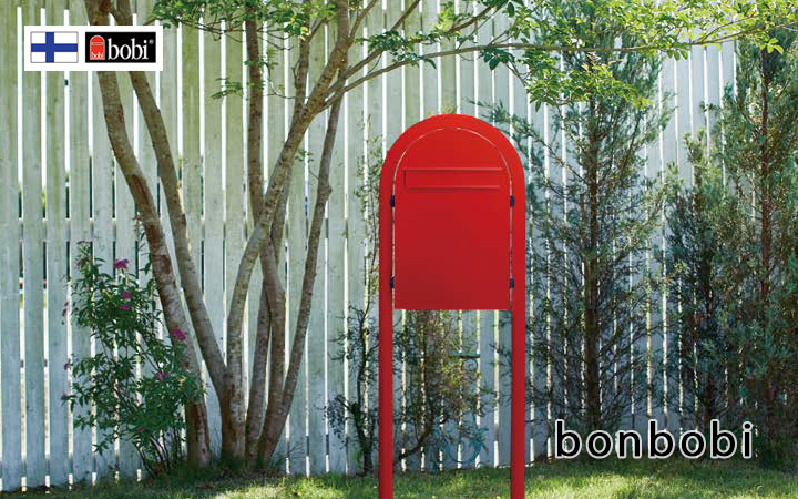 スタンド別売 「Bobi ボビ社製 郵便ポスト ボンボビ（前入れ後出し）」