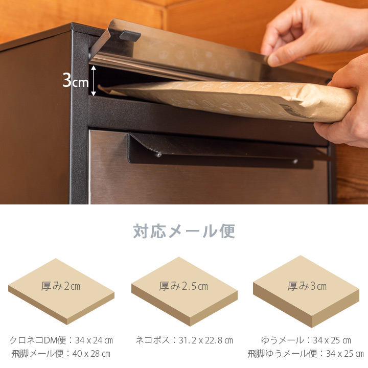 ポスト付き宅配ボックス デリ（DELI）
