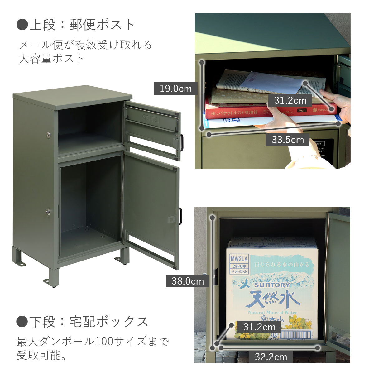 受取可能サイズ