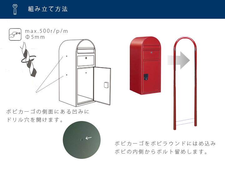 「BOBI CARGO ＆ スタンドBOBIROUND セット」（ボビ専用つまみ付き）