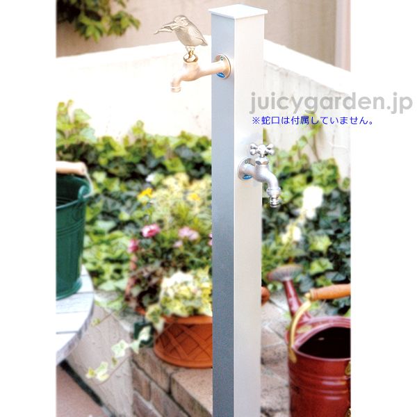 カラーアルミ立水栓　補助蛇口仕様