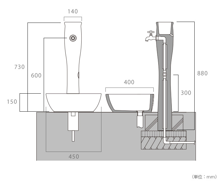 「水栓柱 ポッシュ（POCHE） 単品」
