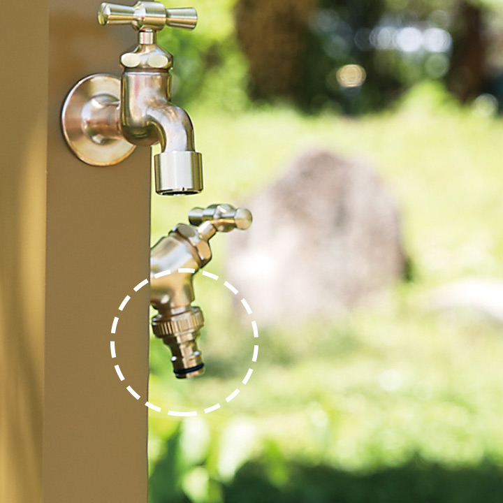 配管パイプ立水栓 シングルセット