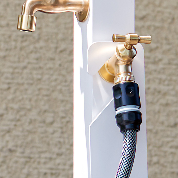 配管パイプ立水栓 シングルセット