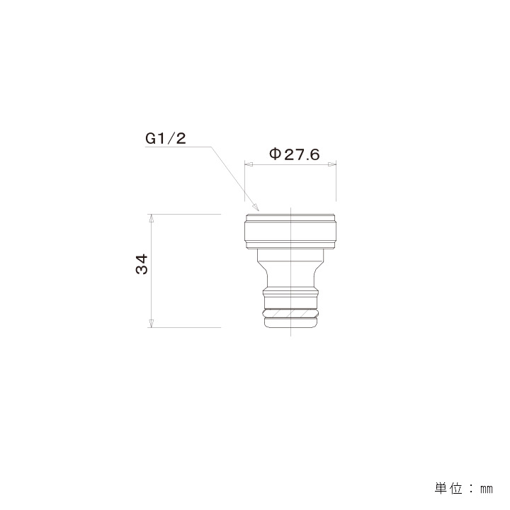 配管パイプ立水栓 シングルセット