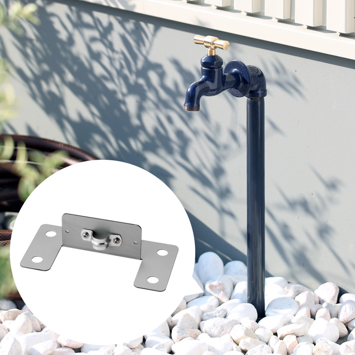 配管パイプ立水栓用 根巻プレート