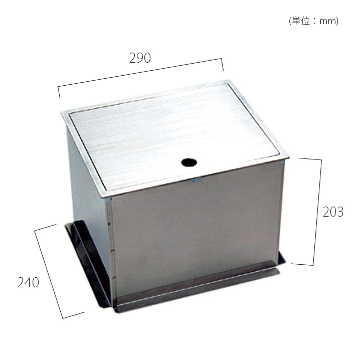 縮式立水栓D-EN デン専用 「給水栓ボックス＜蓋収納タイプ＞」