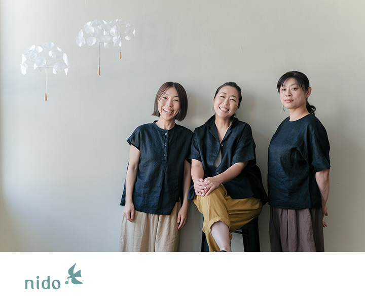 「綿毛のモビール（S・M・L/3個1セット)」