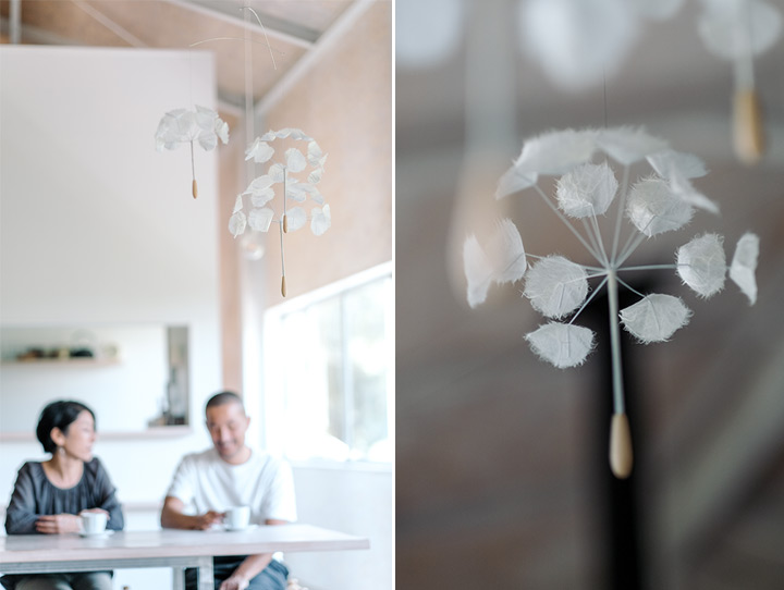 「綿毛のモビール（S・M・L/3個1セット)」