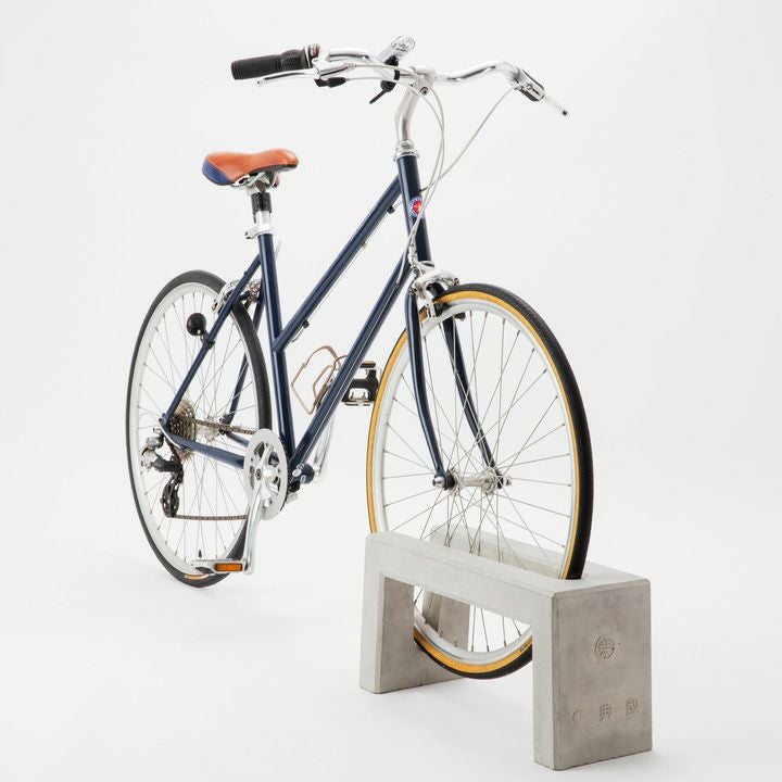 コンクリート製自転車スタンド Coco 片面1台用 アンカーピン付き