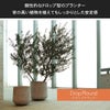 ドロップラウンドシリーズは、鉢の下の方が太くなった個性的なドロップ型のプランターです。背の高い植物を植えてもしっかりとした安定感があります。