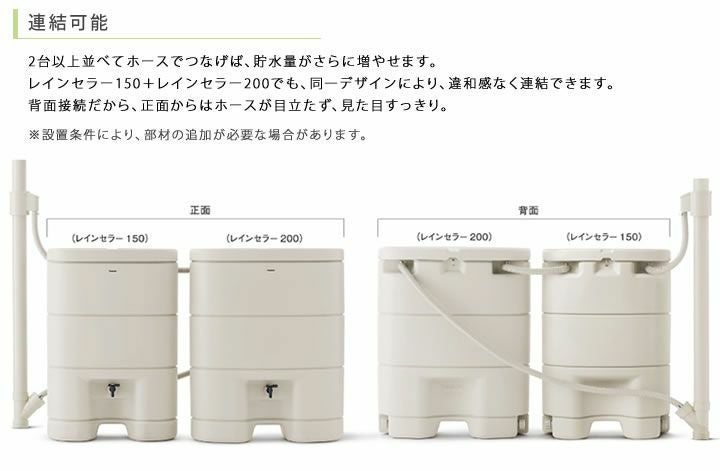 雨水タンク パナソニック「レインセラー 200L セット」 | 《公式
