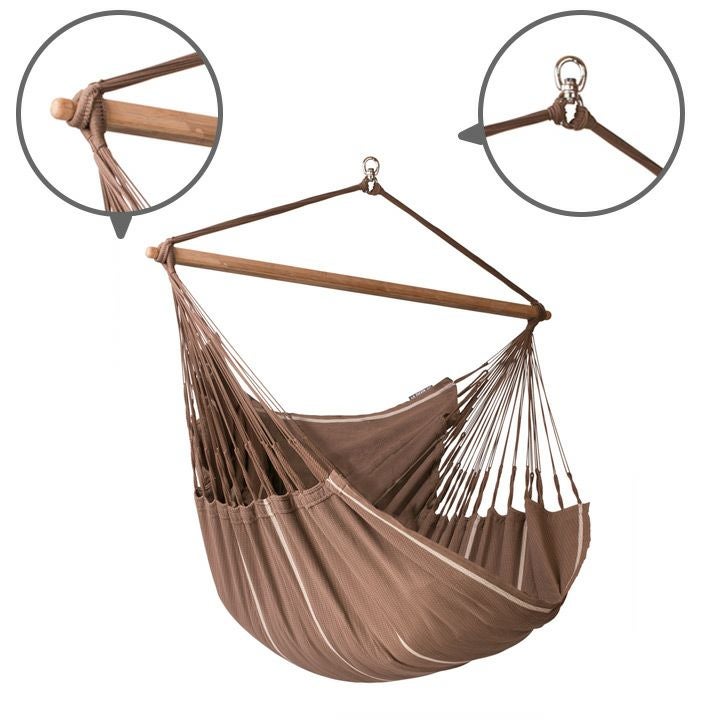 特大サイズ「La Siesta（ラ シェスタ） チェアハンモック ロウンガー