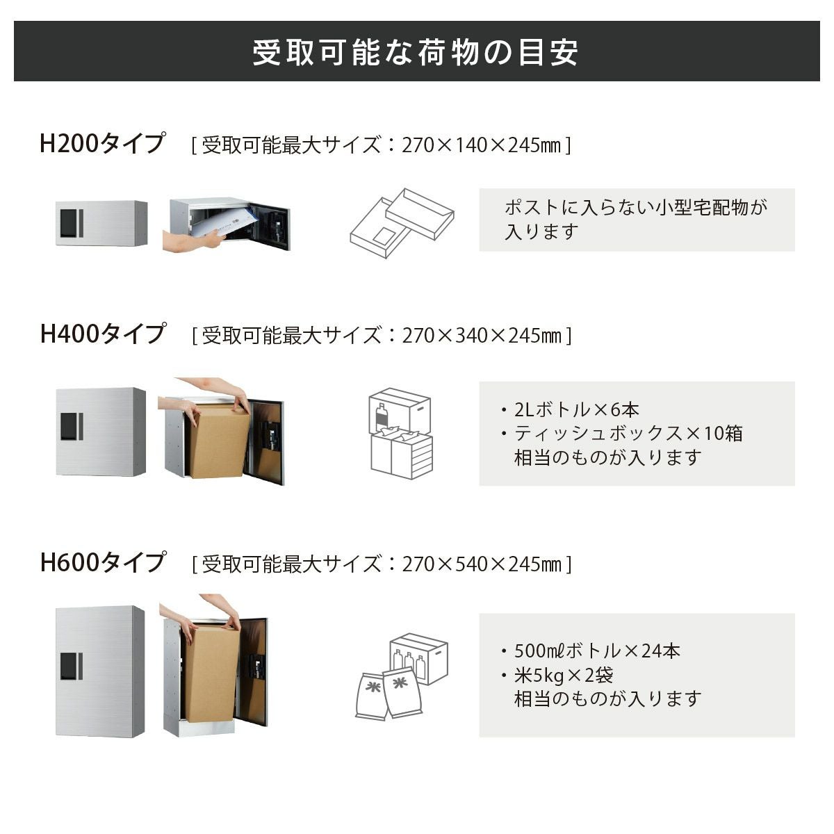 NASTA ナスタ 宅配ボックス プチ宅 W360 前入前出 / アナログキー