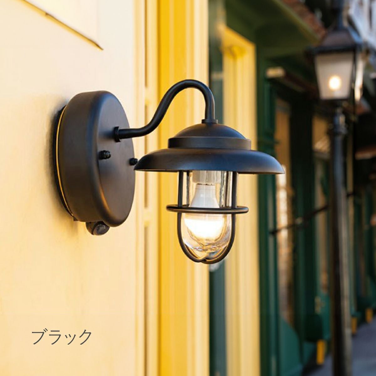 真鍮ガーデンライト BR1760 LED クリアガラス 人感センサー付き