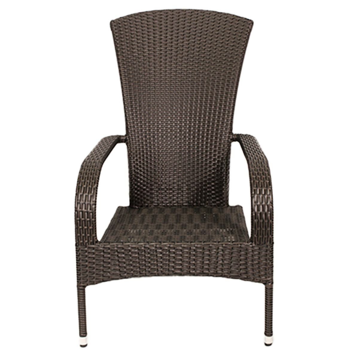 チェアのデザインがわかる白抜き画像。正面。