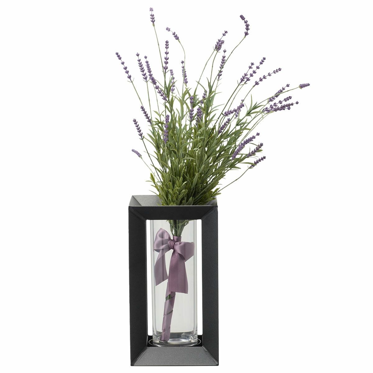 アーティフィシャルフラワー(造花)のラベンダ―とフラワーベース(花瓶)のセット商品