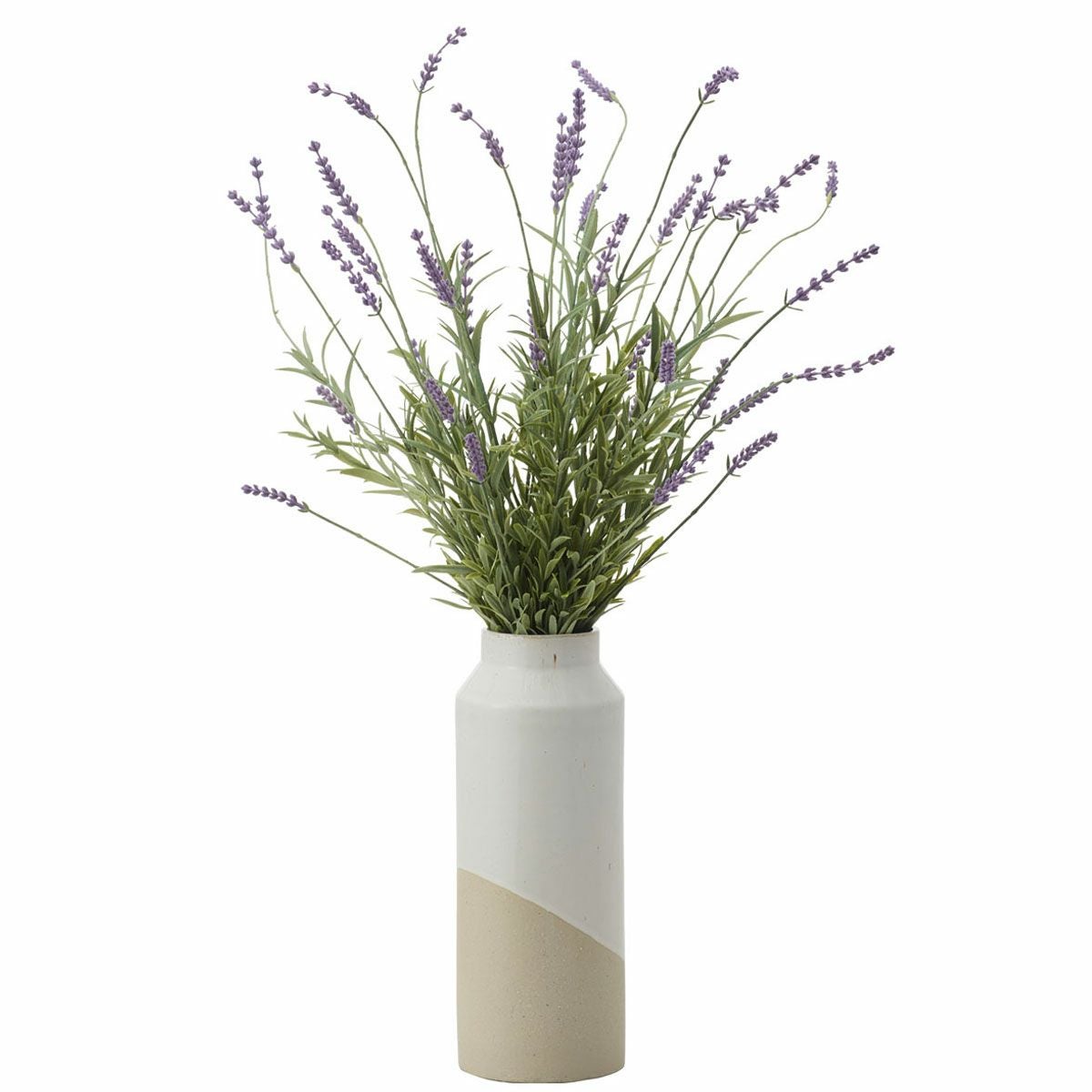 アーティフィシャルフラワー(造花)のラベンダ―とフラワーベース(花瓶)のセット商品