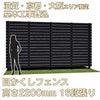 滋賀、京都、大阪限定。工事費込みの目かくしフェンス「マイティウッド デコ2」高さ2200mm、16段張り