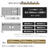 フェンスの横幅は2000mm、4000mm、6000mm、8000mm、10000mm、15000mmから選択可能。