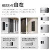 プチ宅は物件規模にフィットした組合わせが可能。縦にも横にも連結可能なので各階毎の世帯に応じてレイアウトできます。NASTAの一部のポスト（別売）と組合わせ可能。