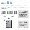 Nasta Box FRONTは大規模集合住宅向けの宅配ボックスです。ユニットは合計7種類のユニットとポストや幅木を組合せていくだけの簡単仕様です。